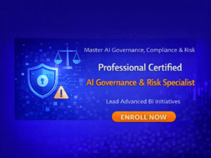 AI governance certification banner design