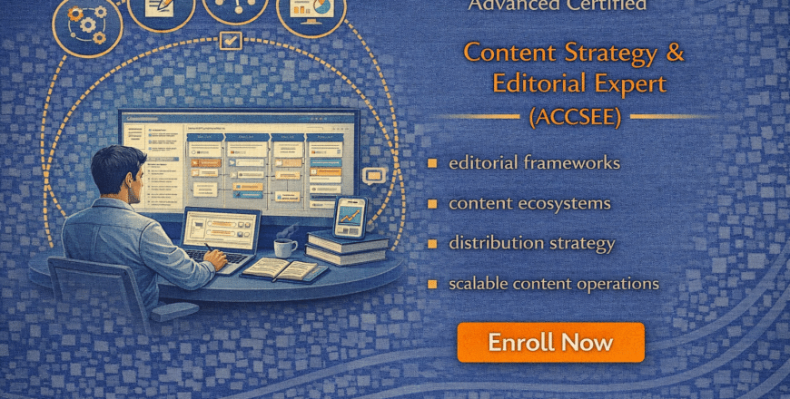 Advanced certified content strategy expert