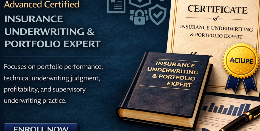 Advanced certified insurance underwriting program