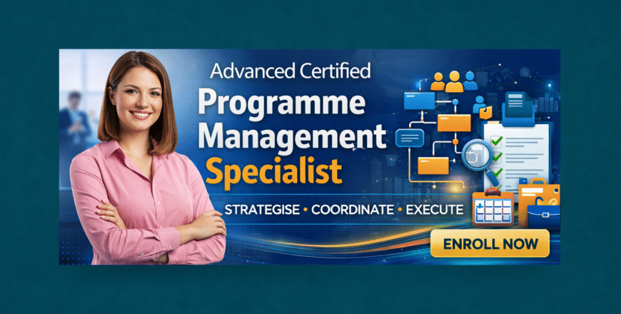 Advanced programme management course promotion