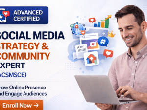 Advanced social media strategy course banner