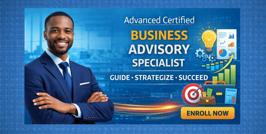 Business advisory specialist course promotion