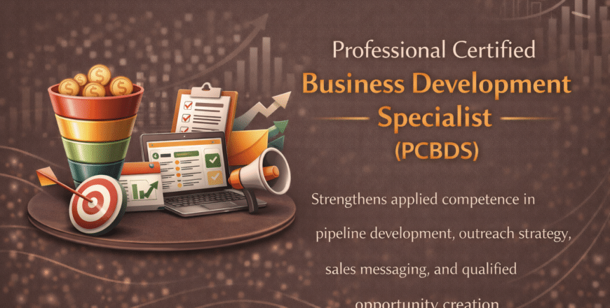 Business development certification promotion