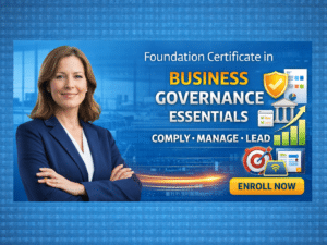 Business governance essentials course promotion
