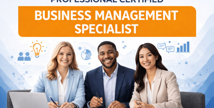 Business management specialist certification promo