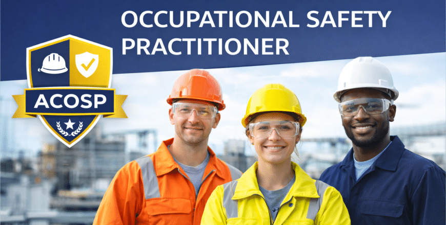 Certified safety professionals in gear