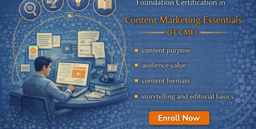 Content marketing essentials course promo