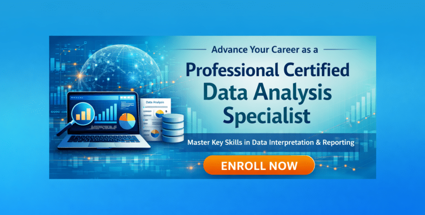 Data analysis certification course banner