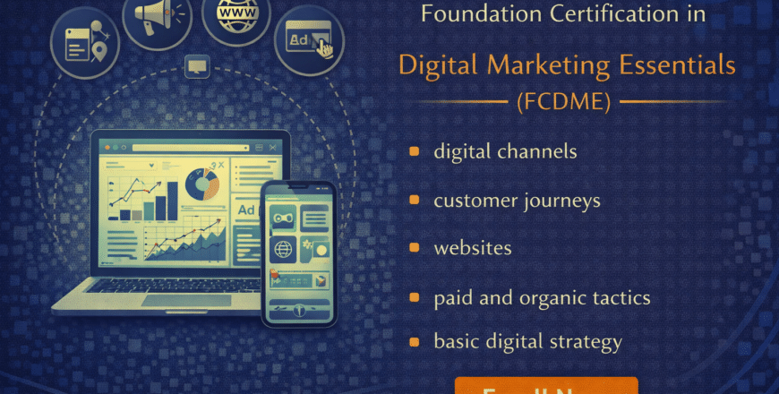 Digital marketing essentials course promotion