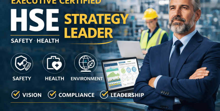Executive certified HSE strategy leader promotion