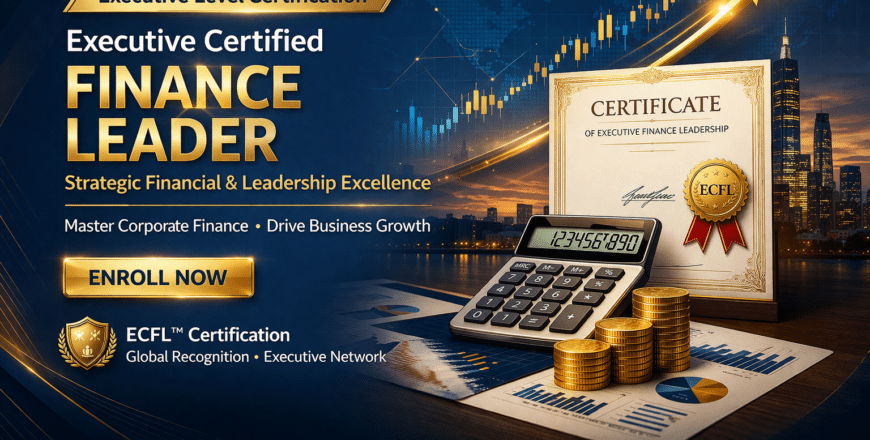 Executive finance leadership certification ad