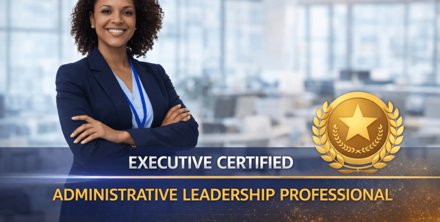 Executive leadership certification achievement