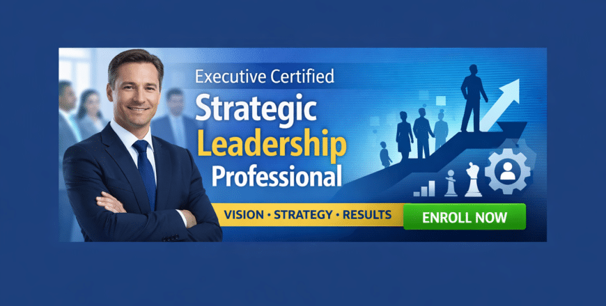 Executive leadership course promotion banner
