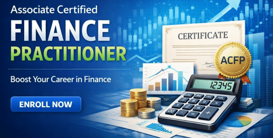 Finance certification course promotion