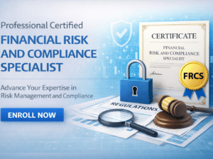 Financial risk and compliance certification banner