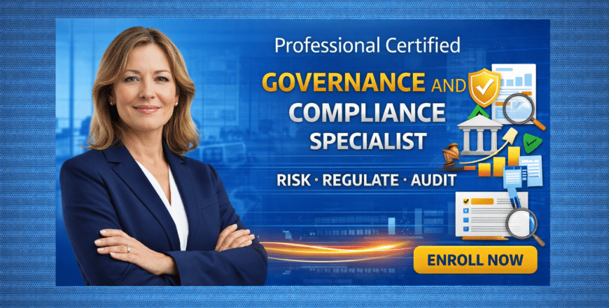 Governance and compliance specialist course banner