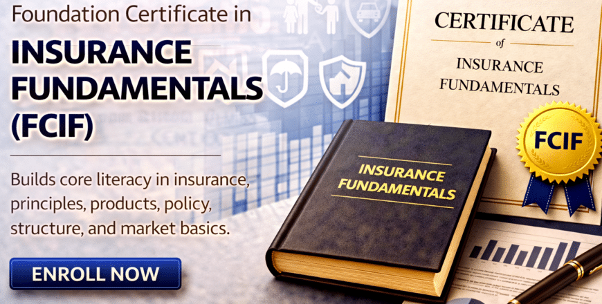 Insurance fundamentals certificate promotion