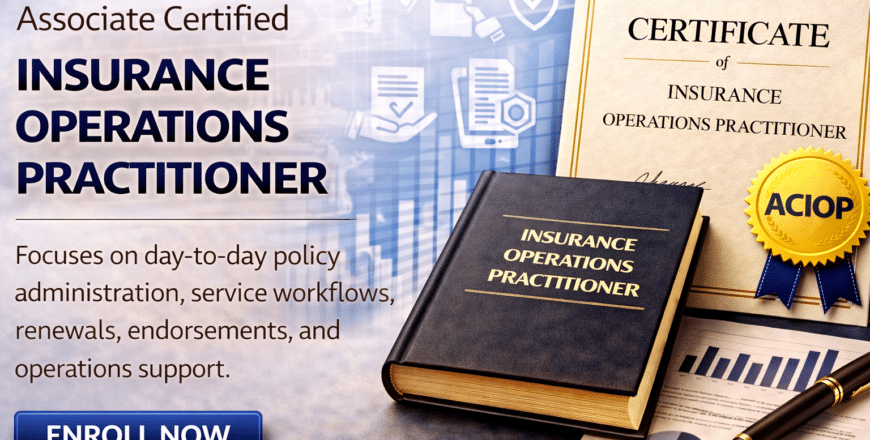 Insurance operations certification promotion
