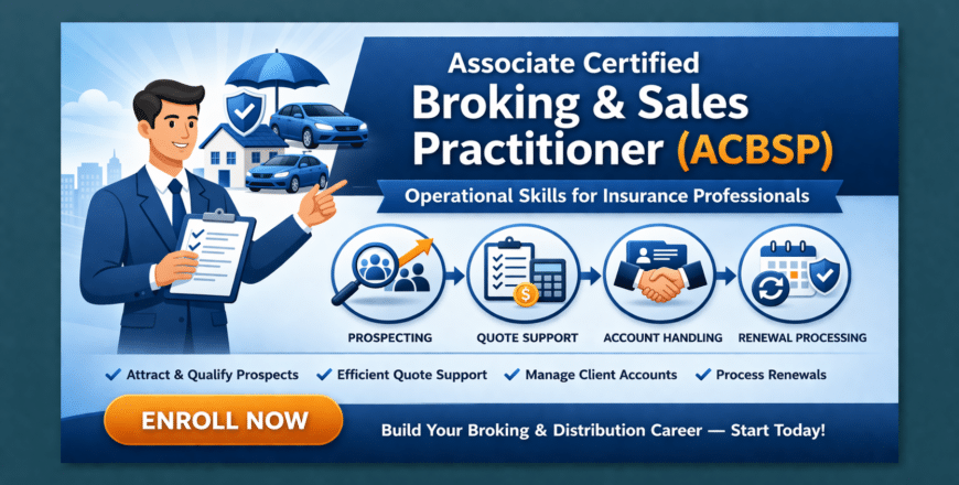 Insurance sales certification advertisement