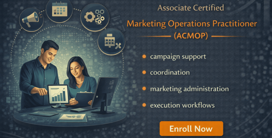 Marketing operations course promotion design