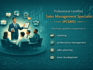 Professional certified sales management specialist certificate