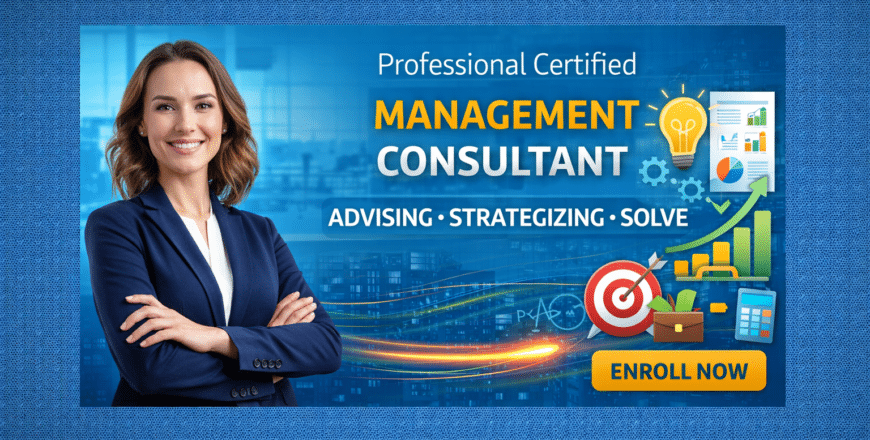 Professional management consultant course banner