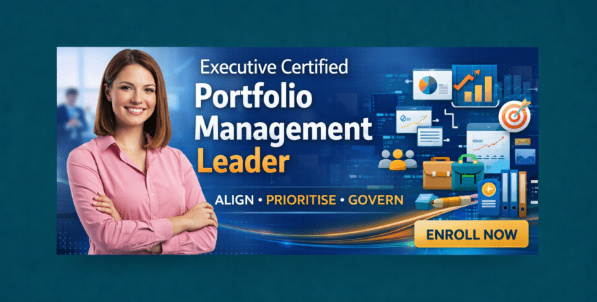 Professional portfolio management course banner