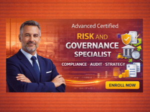 Professional risk and governance course ad