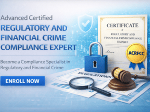 Regulatory and financial crime compliance certification