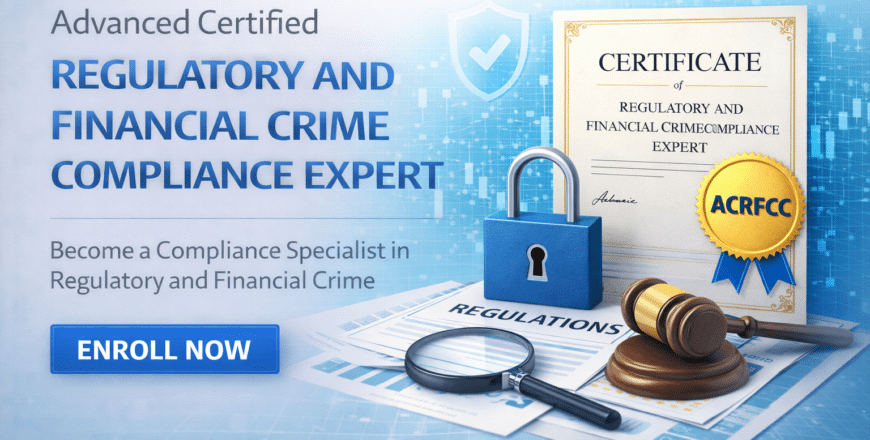 Regulatory and financial crime compliance certification