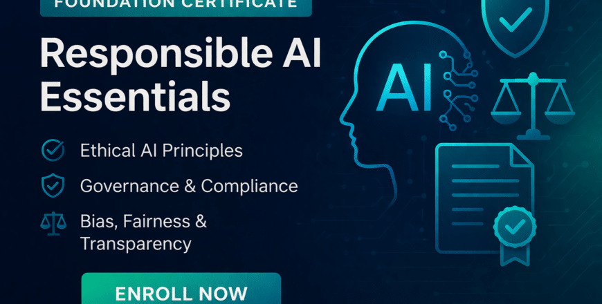 Responsible AI essentials certificate banner