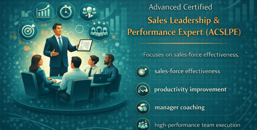 Sales leadership certification in action