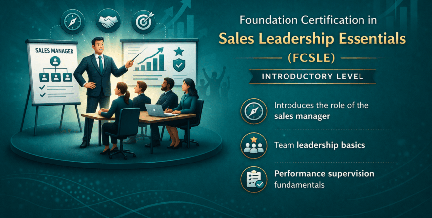 Sales leadership certification presentation