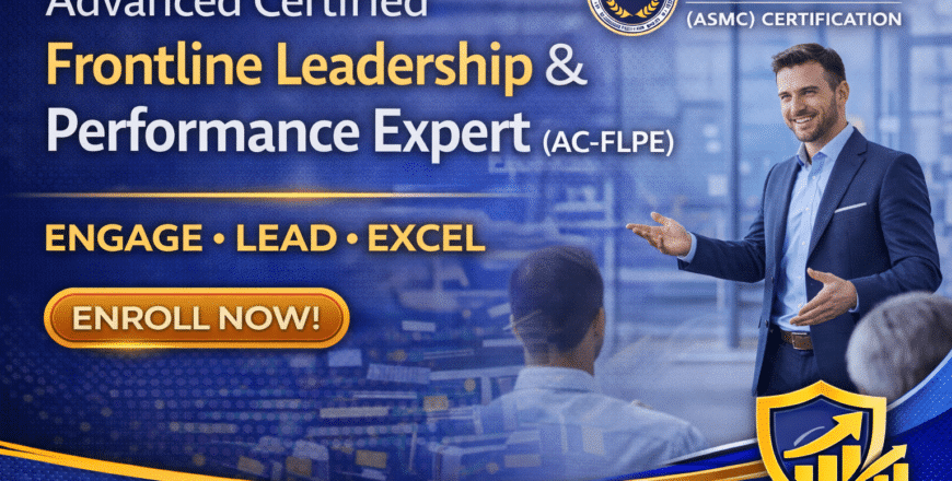 Advanced leadership certification promotion
