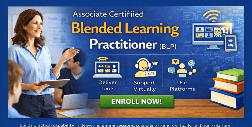 Blended learning certification course banner
