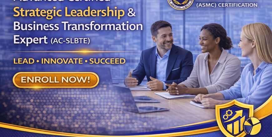 Business transformation certification promotion