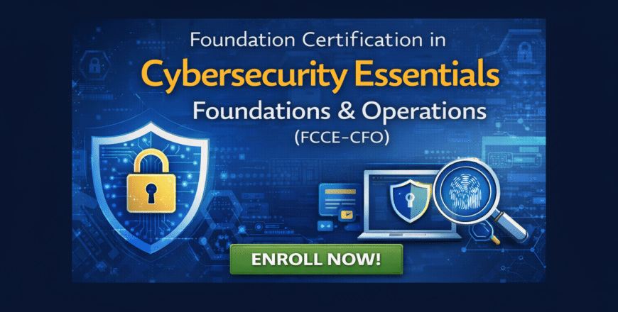 Cybersecurity essentials course promo banner