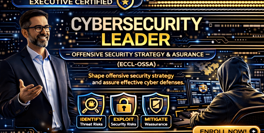 Cybersecurity leader course promotion