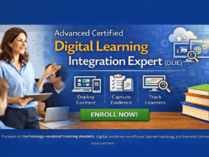 Digital learning certification advertisement