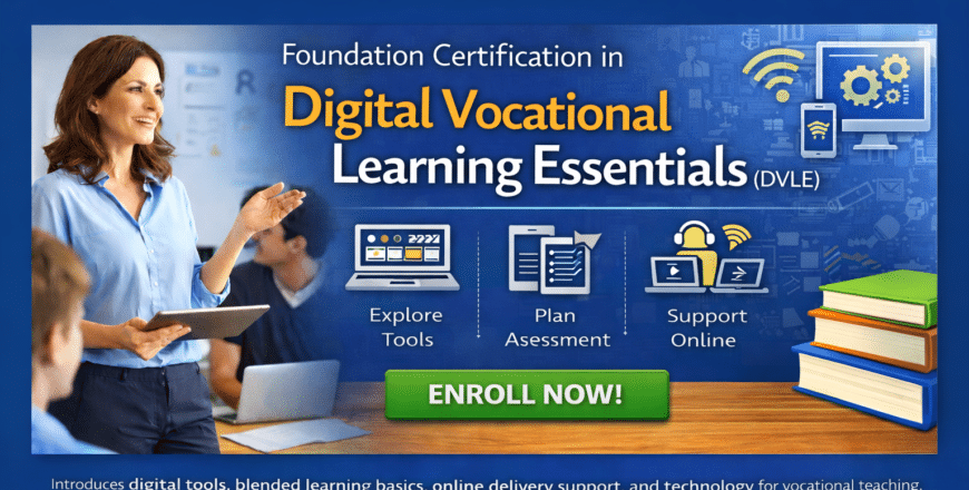 Digital learning essentials certification promo