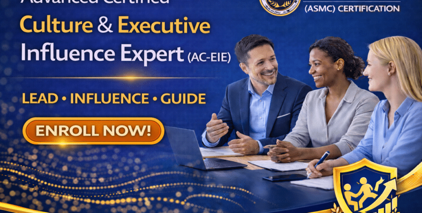 Enroll in executive influence certification