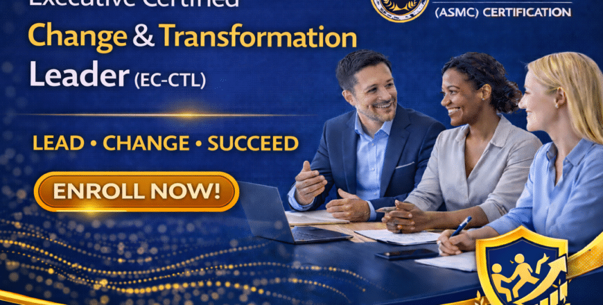 Executive certification leadership program banner