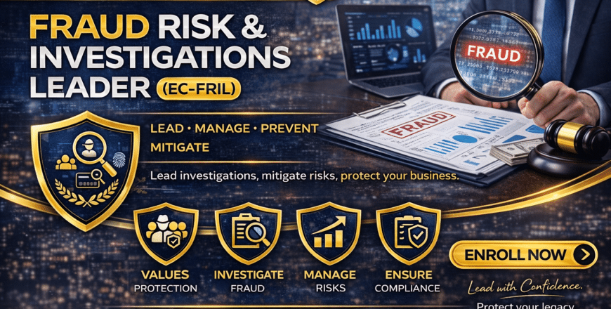 Fraud risk leadership certification banner