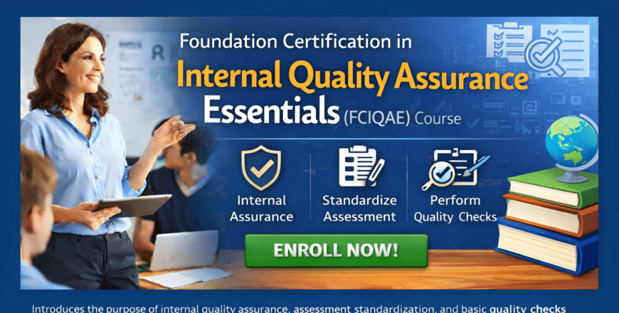 Internal quality assurance essentials course banner