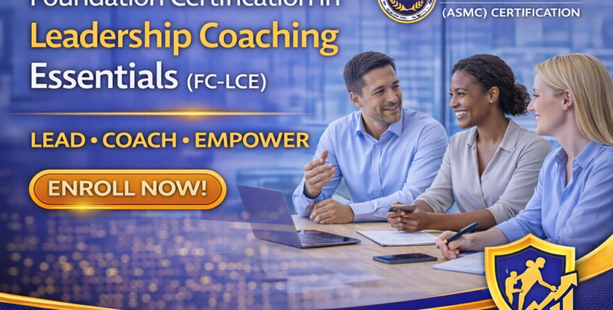 Leadership coaching certification banner