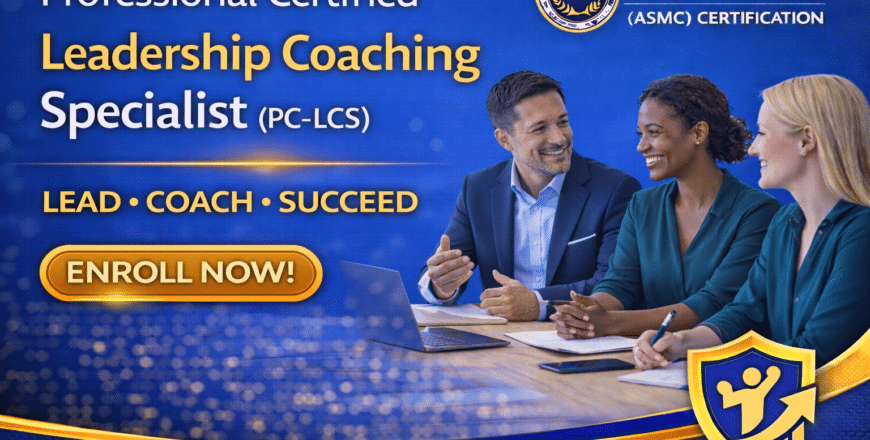 Professional coaching certification promotional ad