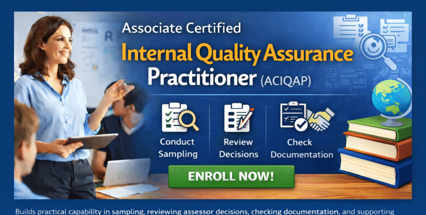 Professional course promotion for ACIQAP
