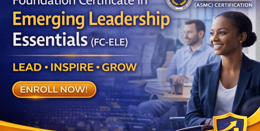 Professional leadership certification banner